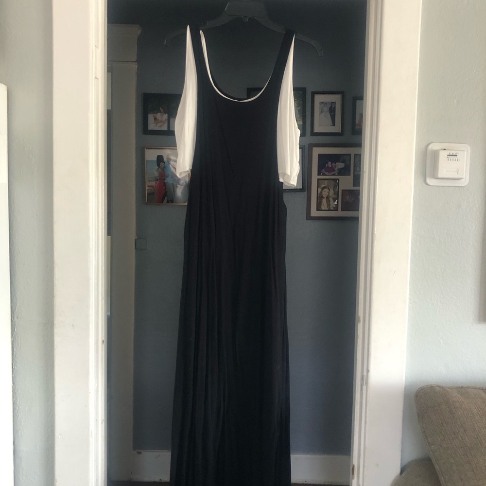 Touché Balneaire apron cropped tank dress